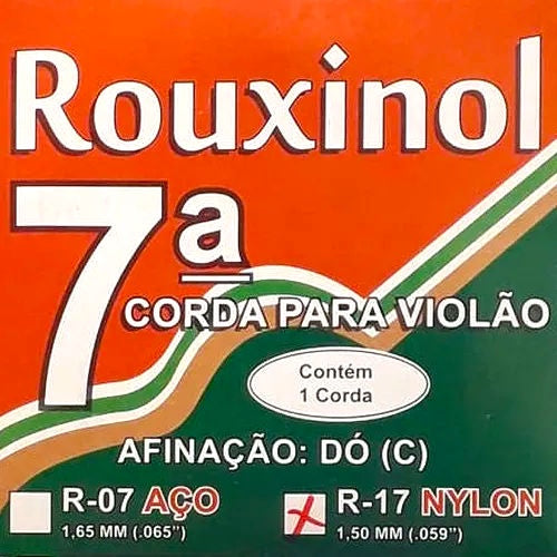 Corda Avulsa Nylon Violao 7 cordas Rouxinol R17 Setima