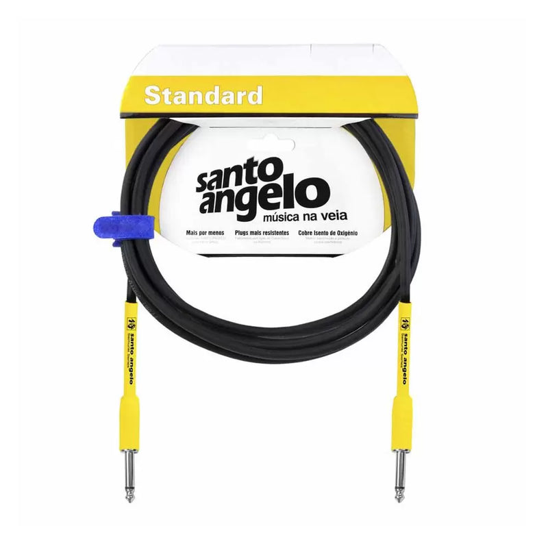 Cabo Guitarra Santo Ângelo 0,30mm P10xP10 Samurai 3 Metros