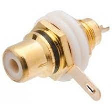 Jack RCA Painel Preto Gold
