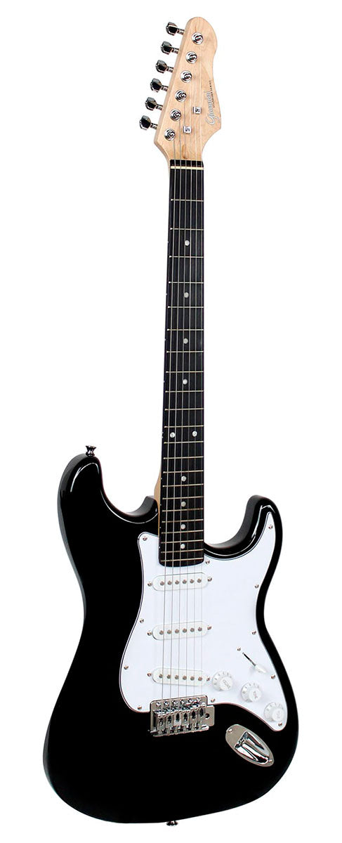 Guitarra Elétrica Giannini G-100 Preta com escudo Branco
