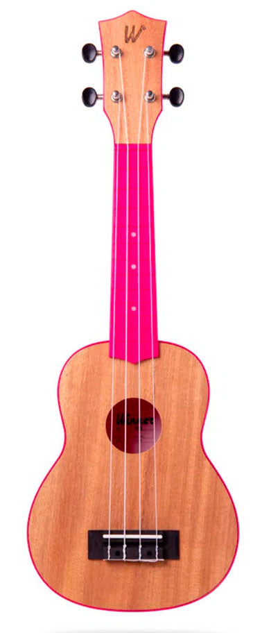 Ukulele Acústico Winner Soprano 21 Color Rosa