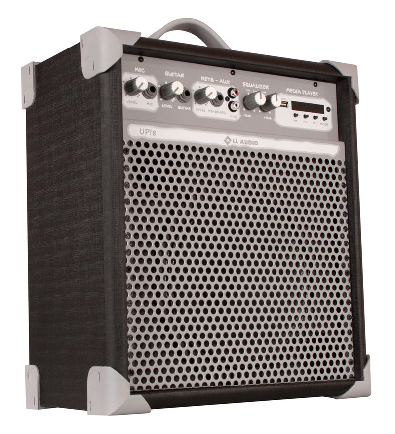 Caixa Multiuso Amplificada LL Audio UP!8 Preta
