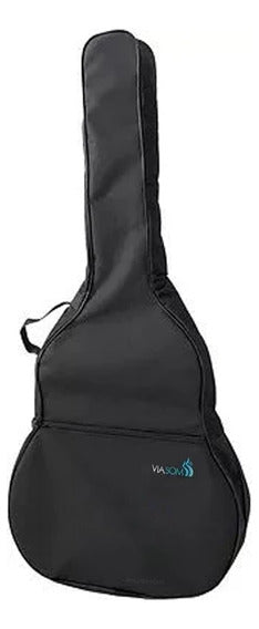 Capa Viasom Violão Folk Luxo Econômica Cor Preta C103l/e