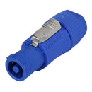 Conector Plug Powercon Macho Linha Azul
