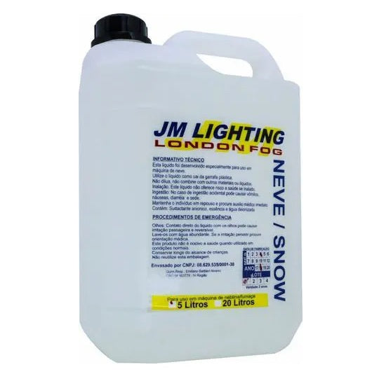 Líquido Fluído Para Maquina De Fumaça 5 Litros JM Lighting