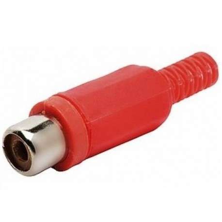 Conector Plug RCA Femea Simples