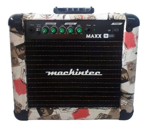 Amplificador Mackintec Maxx 15  Guitarra 15W Cor Italy